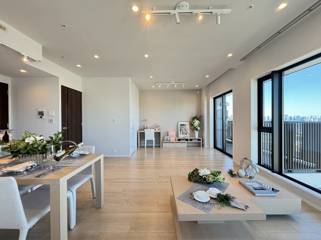 シティタワーズ東京ベイセントラルタワーの居間・リビング