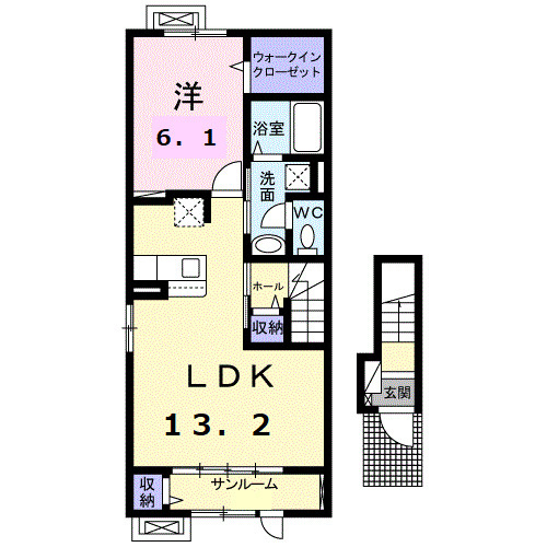 サウス・アヴェニューＣの間取り
