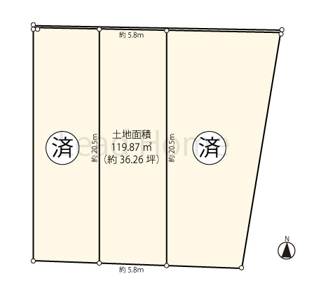 【土地図】 | 大田区南千束2丁目