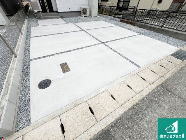 姫路市白浜町宇佐崎北　新築一戸建ての駐車場|駐車スペース！散水栓があるので、こまめに愛車を洗えます！