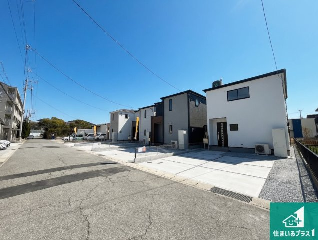 姫路市白浜町宇佐崎北　新築一戸建ての外観|お客様に長く安心して住んでいだだける事にこだわった家づくり！住んでからのアフターサービスにもしっかりと取り組んでいます！