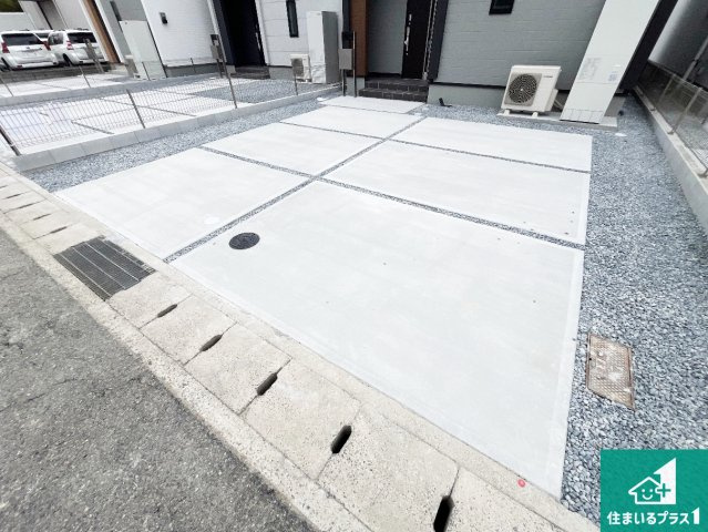 姫路市白浜町宇佐崎北　新築一戸建ての駐車場|駐車スペース！散水栓があるので、こまめに愛車を洗えます！
