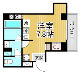 ERCity's　立花駅前 の間取り