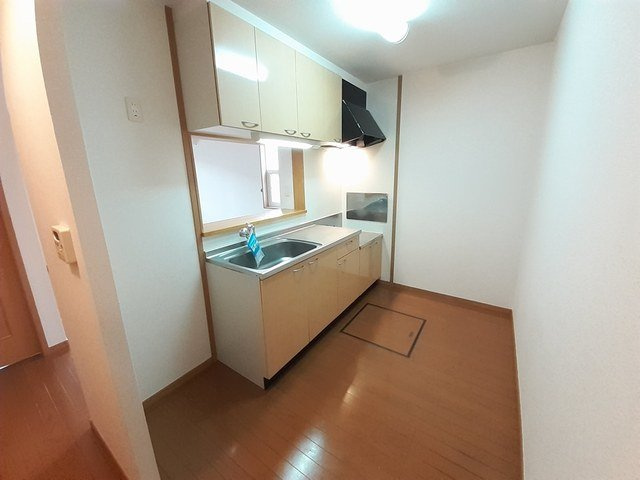 メリディオさくらⅠのキッチン|コンパクトなキッチンで掃除もラクラク