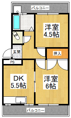 【間取り】 | 末広マンション