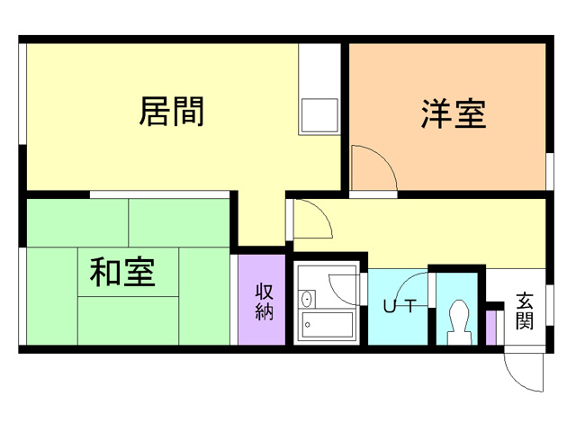リヴァーハイツの間取り