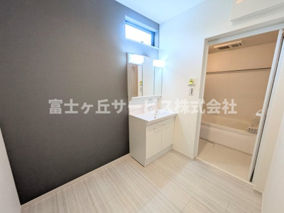 【脱衣所】 | 浜松市中央区曳馬3丁目 新築一戸建て 2号棟 | 脱衣所です