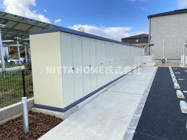 福知山市字長田のアパートのその他共用部分|外部トランクは無料で使用OK◎