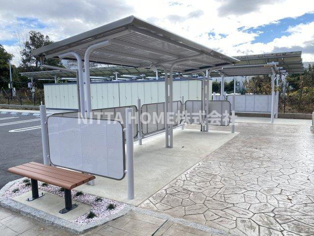 福知山市字長田のアパートのその他共用部分|屋根付きの駐輪場は無料です★