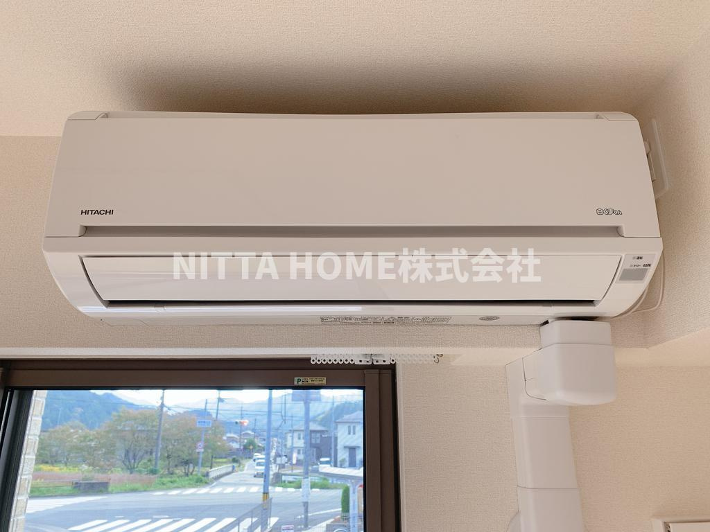 フランボアーズ篠山　Ⅱの設備|エアコン全室に設置済み☆