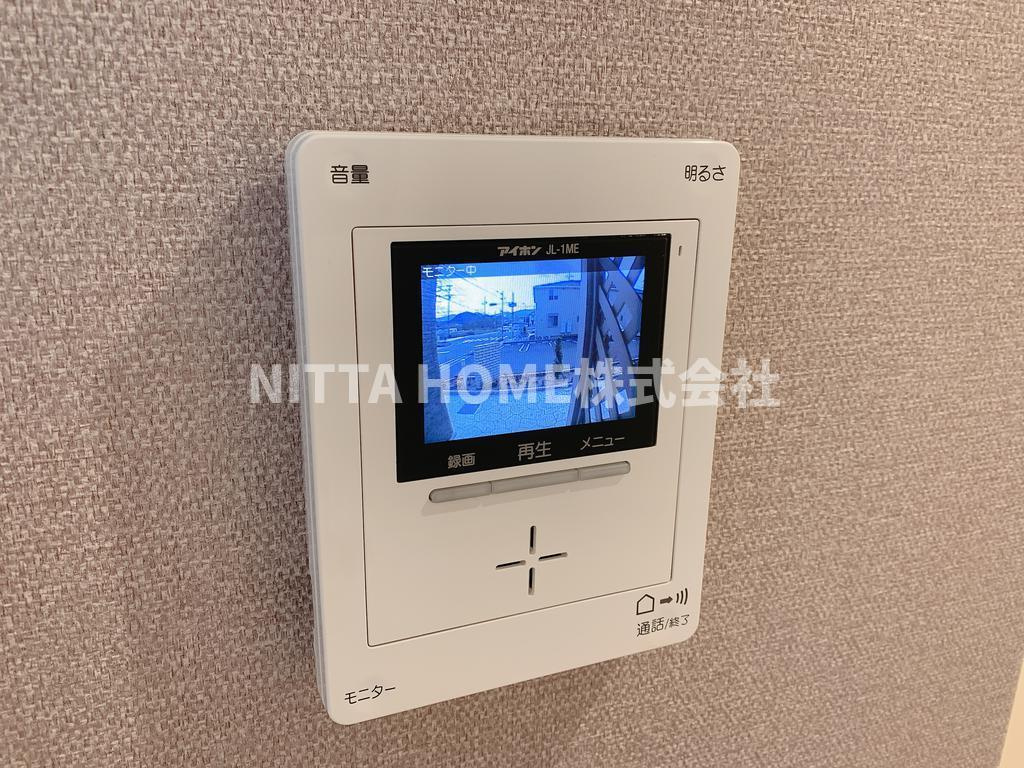 フランボアーズ篠山　Ⅱのセキュリティ|ＴＶインターホン付き一人暮らしの方にも安心◎