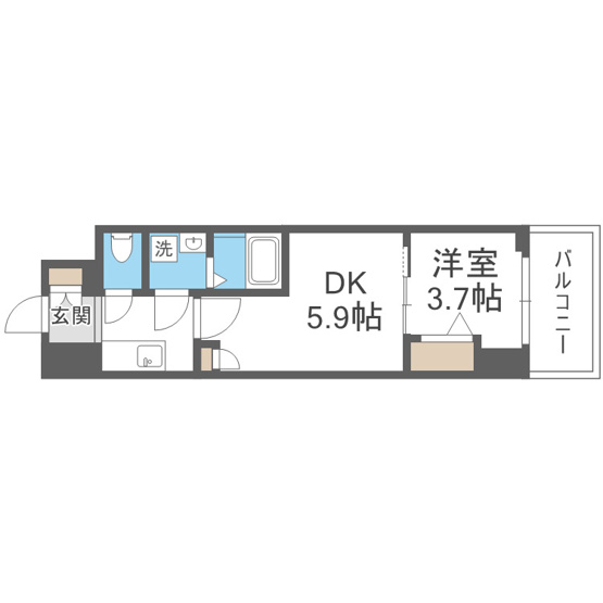 【間取り】 | エスリードレジデンス大阪谷町ザ・マークス