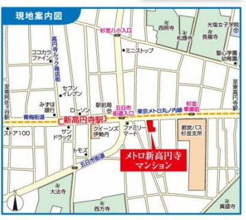【地図】 | メトロ新高円寺マンション
