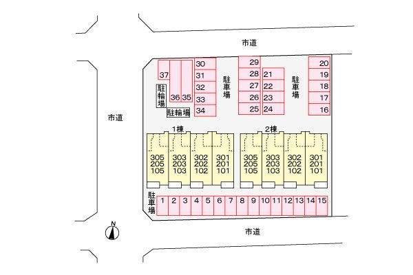 グレイストワ　イースト　　刈谷市近郊の賃貸ならクラスホーム刈谷店の駐車場