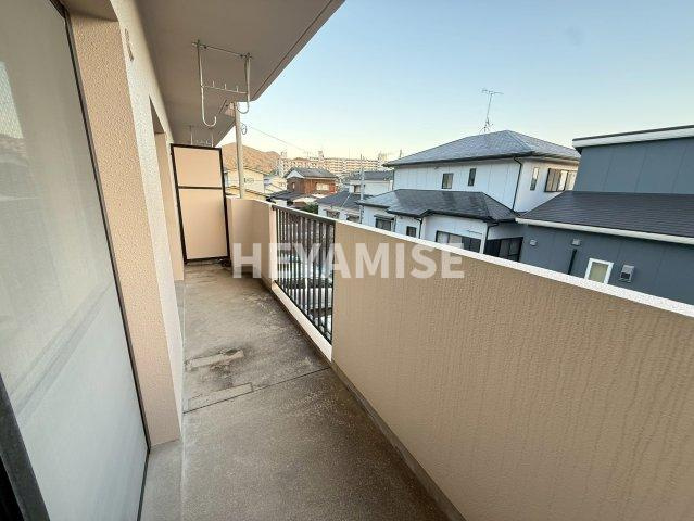 サンフラワーマンションのバルコニー