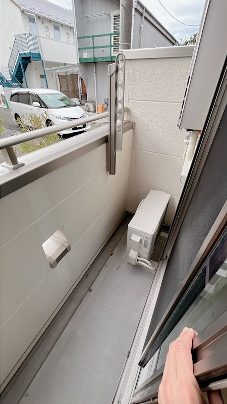 フォルジュロン・パンセのバルコニー