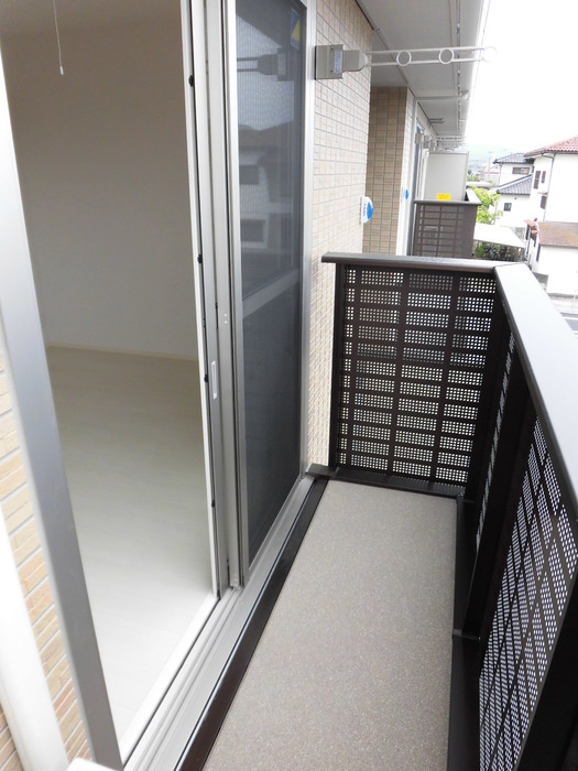sakuraⅢのバルコニー|陽当たり良好なバルコニーです♪