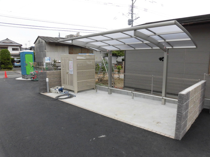 sakuraⅢのその他共用部分|駐輪場に自転車も停められます♪