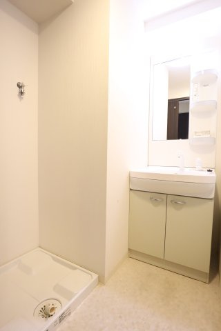 大阪市城東区蒲生３丁目の賃貸マンションの洗面所