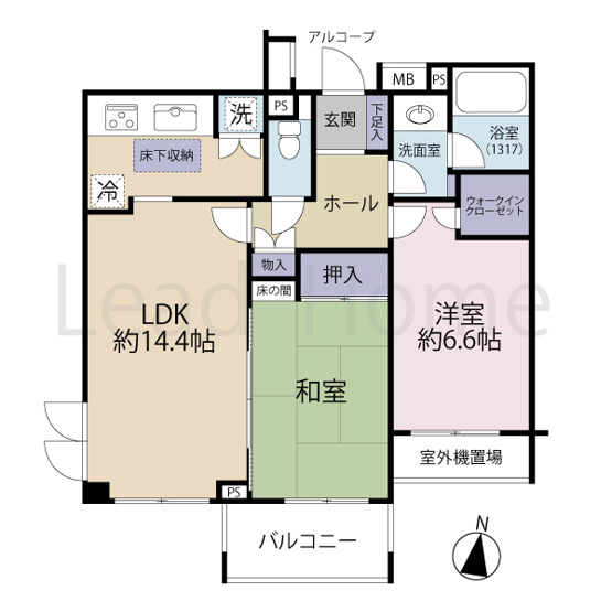 【間取り】 | ヒルズ池尻東山公園