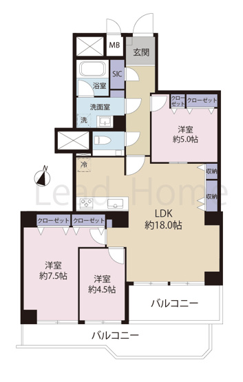 【間取り】 | シーアイマンション駒場Ａ棟
