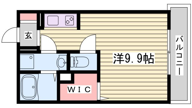 フルール恵比須の間取り