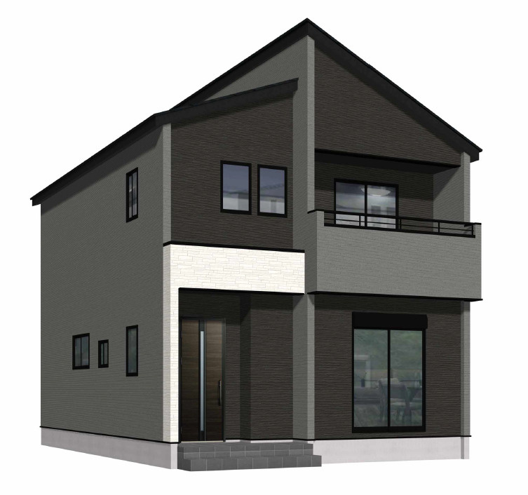 門司区大里戸ノ上2丁目5期の外観パース