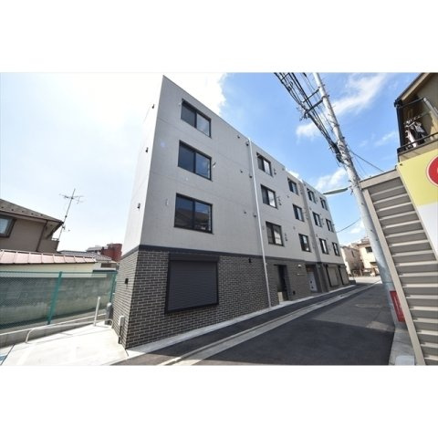 グローリオシェルト大崎の外観|落ち着いた雰囲気の外観です