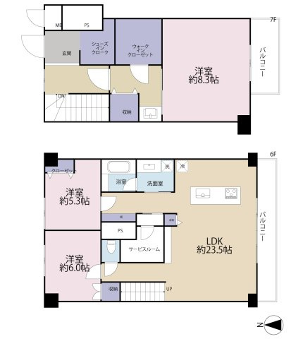 【間取り】 | 経堂セントラルマンション