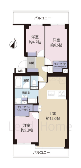 【間取り】 | パーク・ハイム弦巻