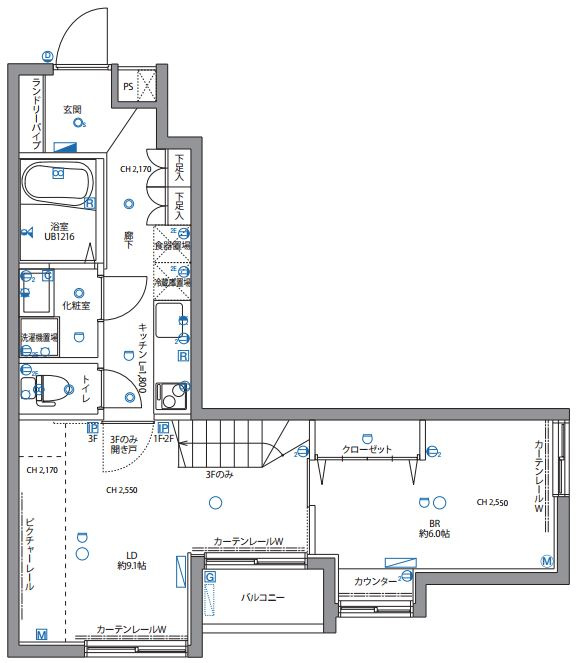スペリオール白金台の間取り