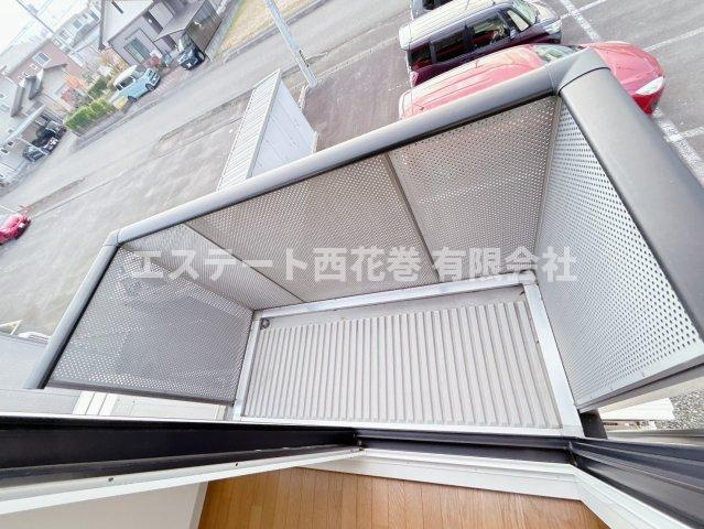 フェリースＫⅡのバルコニー