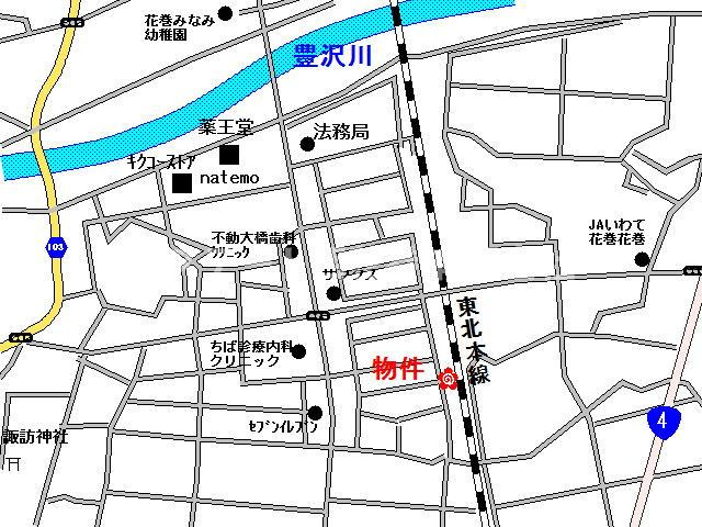 フェリースＫⅡの地図