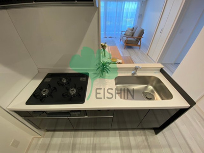 【キッチン】 | レクサスガーデン箱崎タワーズWEST  | シンプルな清潔感のあるキッチンです！