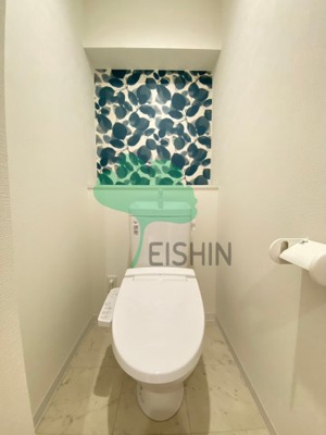 【トイレ】 | レクサスガーデン箱崎タワーズWEST  | 清潔感のあるトイレです。