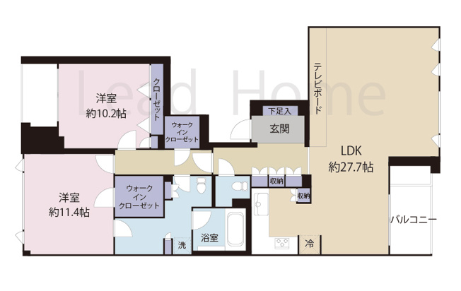 【間取り】 | ブリスベージュ神宮前