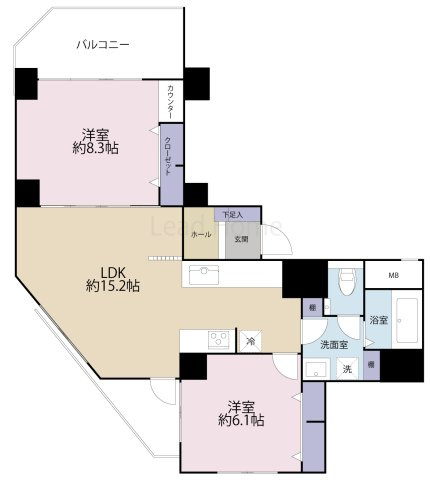 【間取り】 | ライオンズマンション南平台