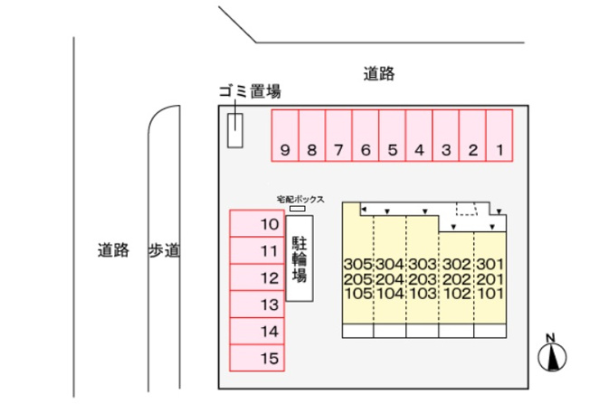 【区画図】 | ヒカルサ熊谷大原