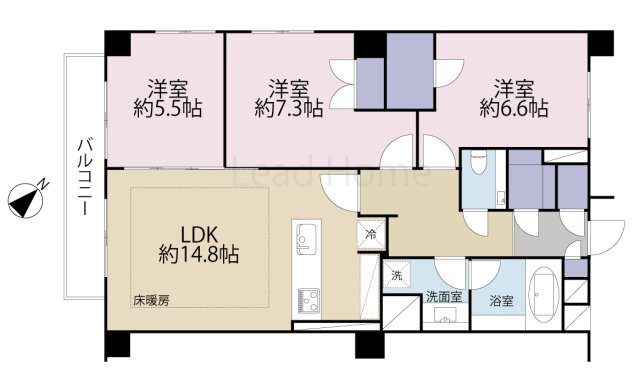 【間取り】 | マンション広尾台