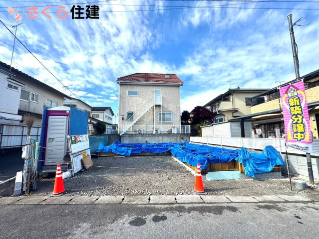 リーブルガーデン宇都宮雀の宮第6　１号棟の外観|１号棟　只今建設中です。子育てグリーン住宅支援事業対象物件！