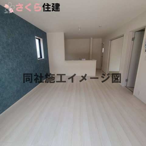 リーブルガーデン宇都宮雀の宮第6　１号棟の内観：施工例|同社施工物件の写真です。※建具やフローリング、その他仕様が違う場合がございます。									
