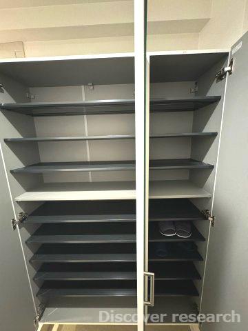 十条台パークハウスの収納|【シューズボックス】
大容量のシューズボックスです。