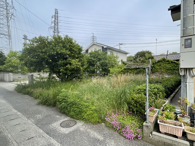 今治市片山4丁目土地の外観|北西側から撮影