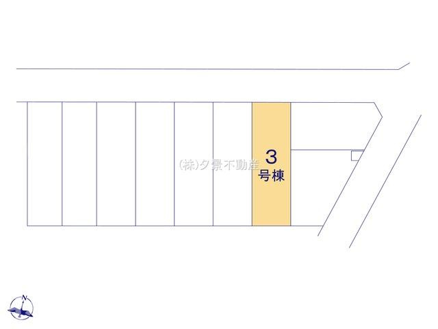 《仲介手数料無料》久喜市栗原４丁目4-2新築一戸建てリーブルガーデンの区画図