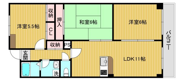 【間取り】 | ヴェルドミール　カミロク