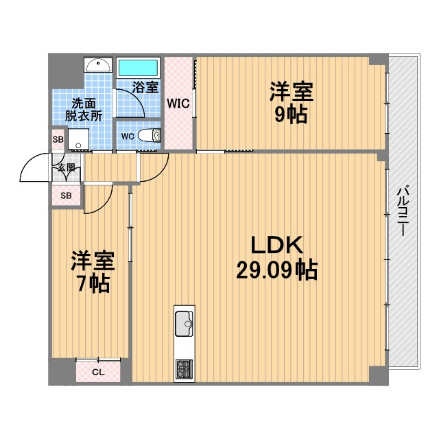 プレジオ西宮北口の間取り