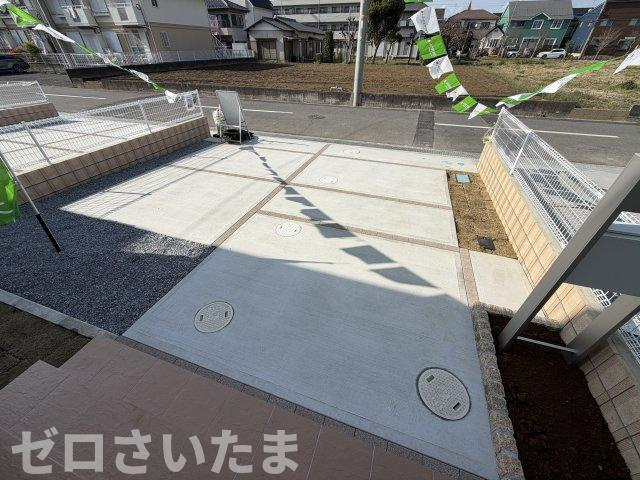 《仲介手数料無料》久喜市栗原４丁目4-2新築一戸建てリーブルガーデンの駐車場