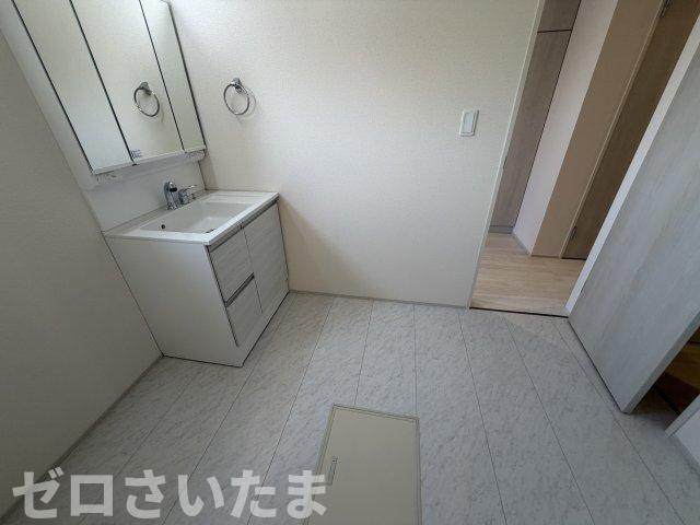 《仲介手数料無料》久喜市栗原４丁目4-2新築一戸建てリーブルガーデンのランドリースペース