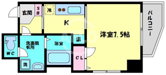 【間取り】 | パウゼ大手前 | パウゼ大手前　間取り