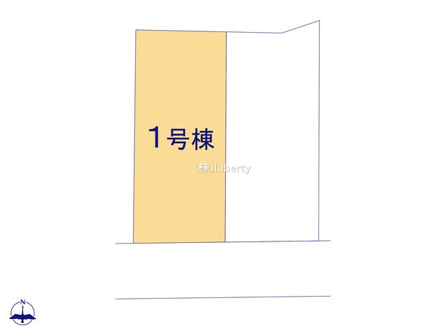 日立市森山町3期　新築戸建　2号棟の区画図